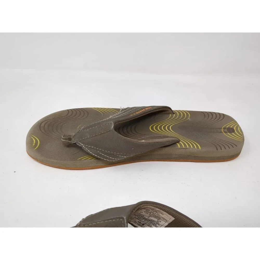 Merrell Flip Flop Sandals Thong Mens Size 7 Brown‎ Bungee Cord